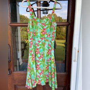 Women’s Matilda Jane dress (10) beautiful summer tropical print!‎ EUC
